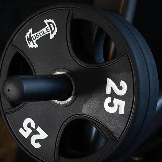Pro Urethane Coated Olympic Plates - Per Pair / Set - Muscle D Fitness - Olympic Weight Pair - Grit Grind Strength