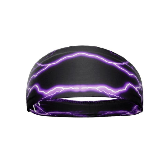Purple Lightning Headband - Grit Grind Strength