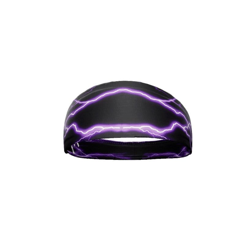 Purple Lightning Headband - Grit Grind Strength