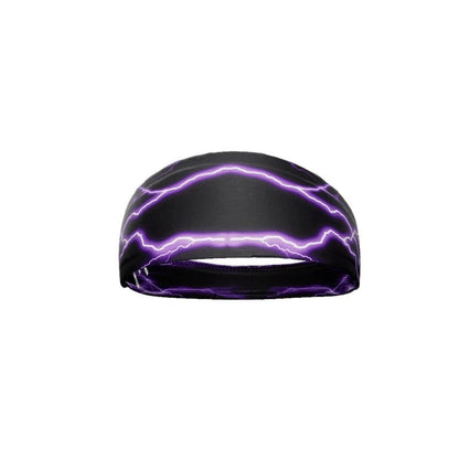 Purple Lightning Headband - Grit Grind Strength