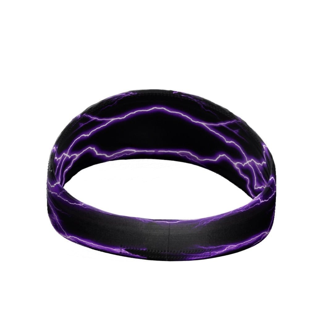 Purple Lightning Headband - Grit Grind Strength