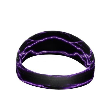 Purple Lightning Headband - Grit Grind Strength