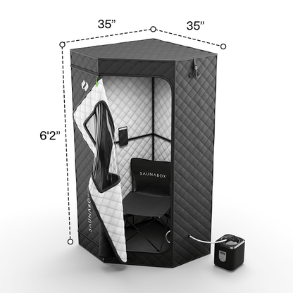 Recovery Bundle XL: SAUNABOX® + PlungeBox XL - Grit Grind Strength