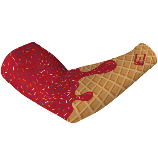 Red Ice Cream Arm Sleeve - Grit Grind Strength