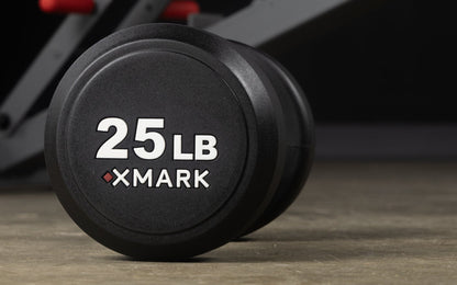 Round Commercial Urethane Dumbbells (5 - 50 lb and 5 - 75 lb Sets) - Grit Grind Strength