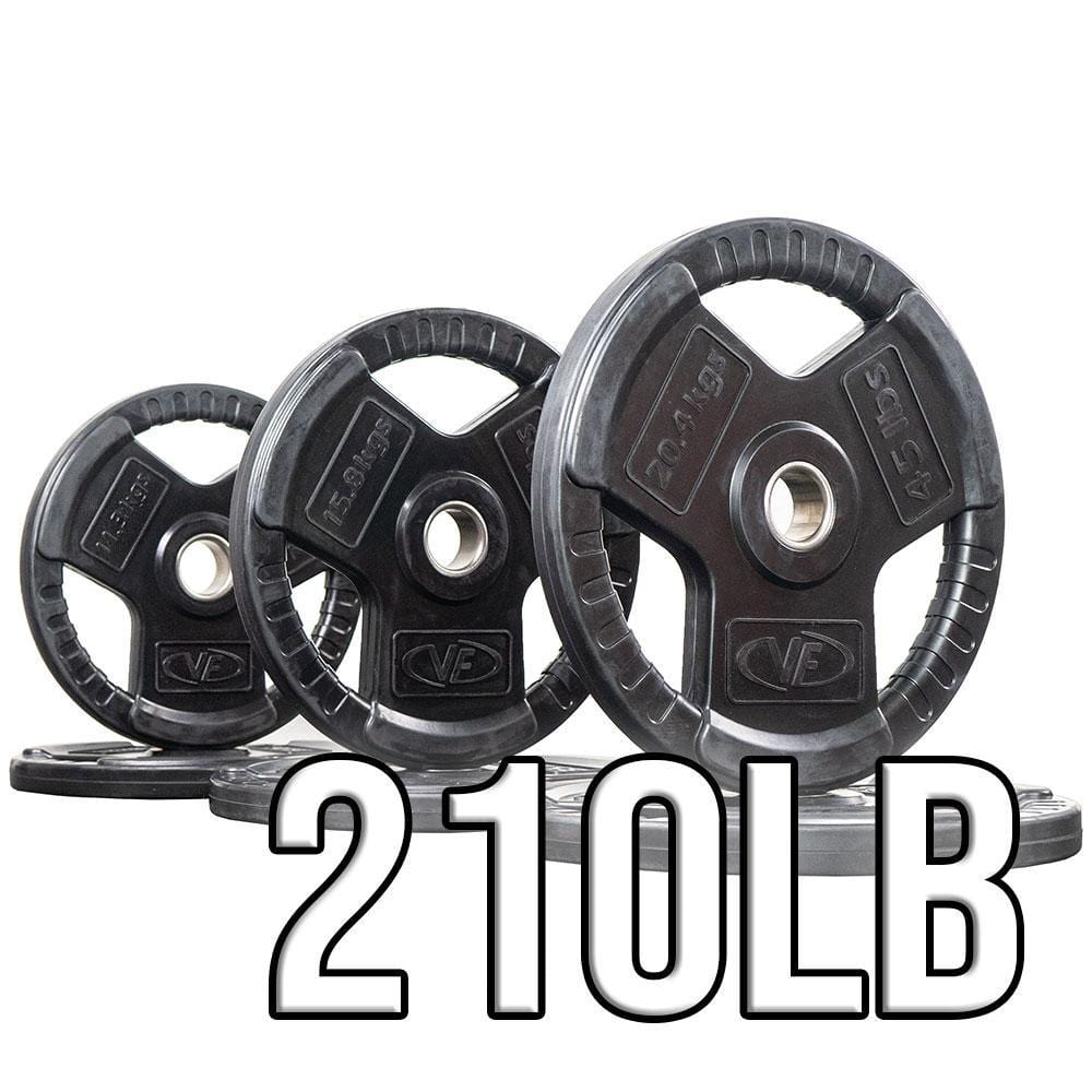 Rubber Olympic Plates (LB) - Grit Grind Strength