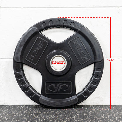 Rubber Olympic Plates (LB) - Grit Grind Strength