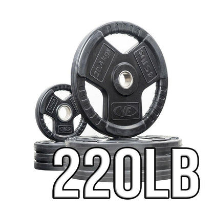 Rubber Olympic Plates (LB) - Grit Grind Strength