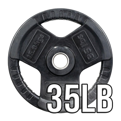 Rubber Olympic Plates (LB) - Grit Grind Strength
