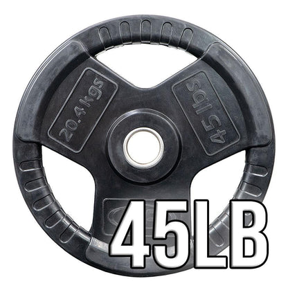 Rubber Olympic Plates (LB) - Grit Grind Strength