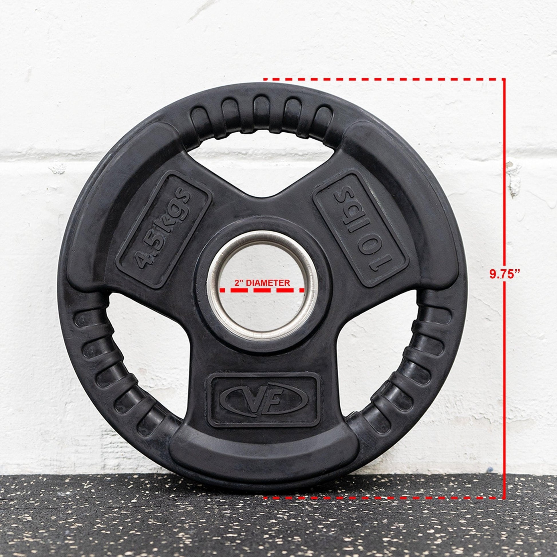 Rubber Olympic Plates (LB) - Grit Grind Strength