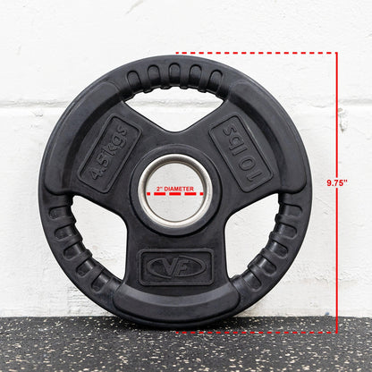 Rubber Olympic Plates (LB) - Grit Grind Strength