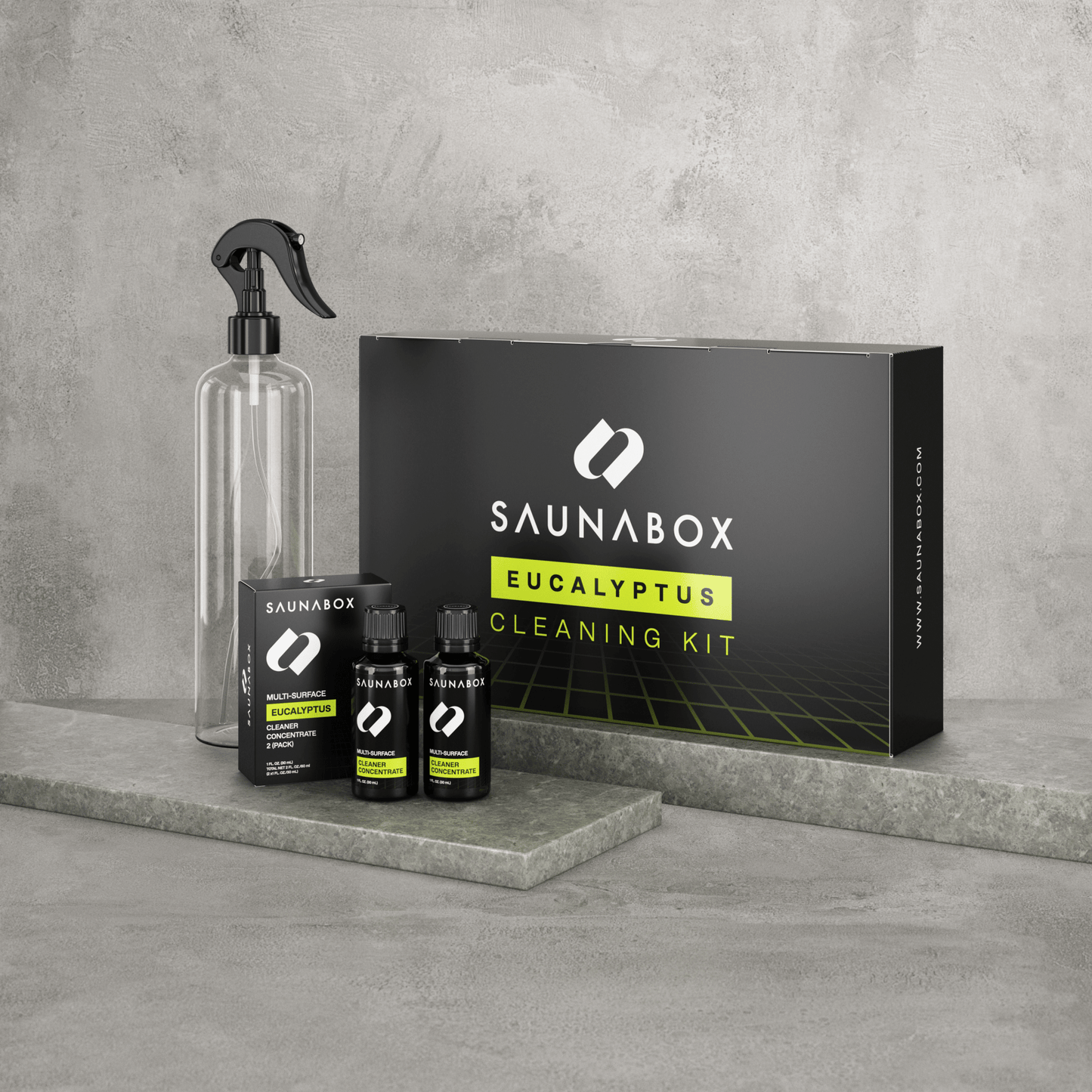SAUNABOX All-Natural Sauna Cleaning Kit