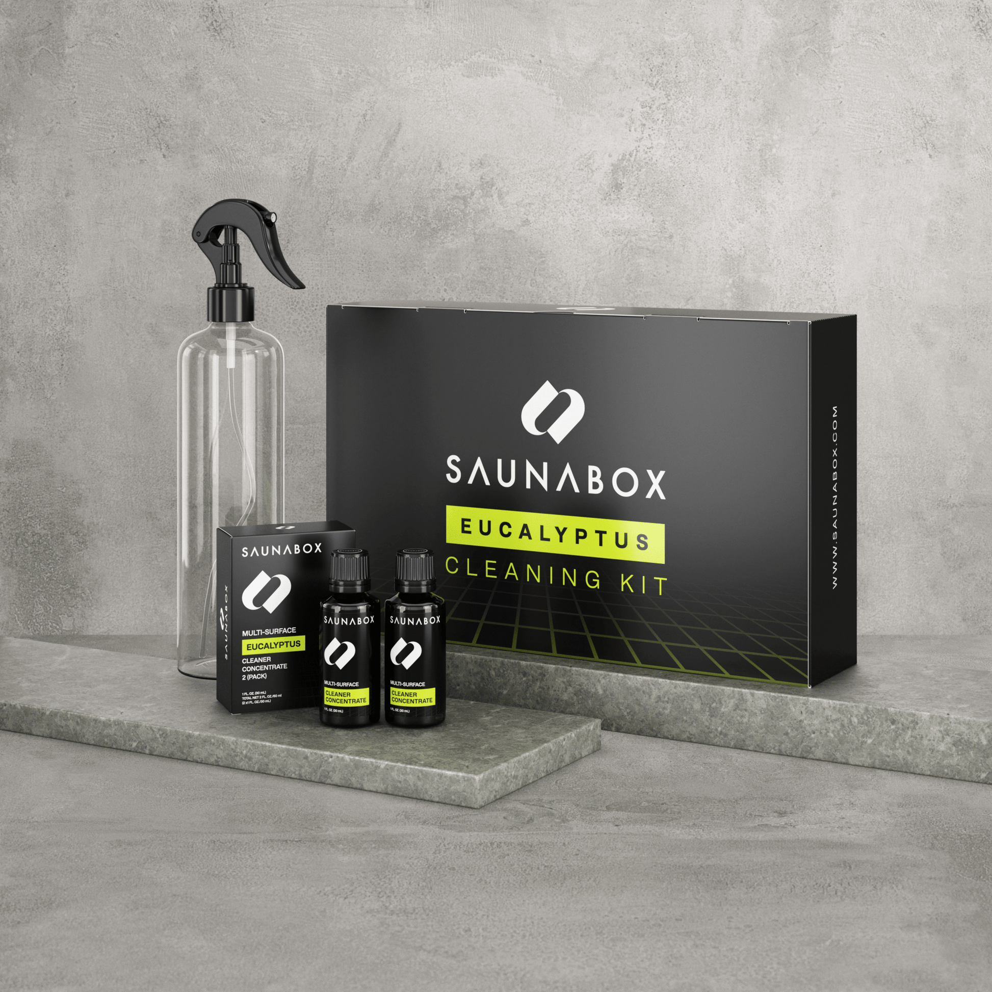 SAUNABOX All-Natural Sauna Cleaning Kit