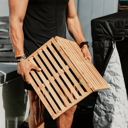SAUNABOX Bamboo Foldable Sauna Mat