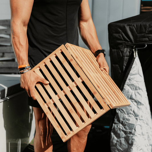 SAUNABOX Bamboo Foldable Sauna Mat