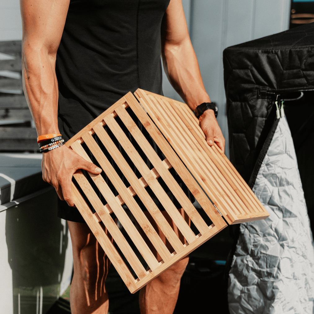 SAUNABOX Bamboo Foldable Sauna Mat