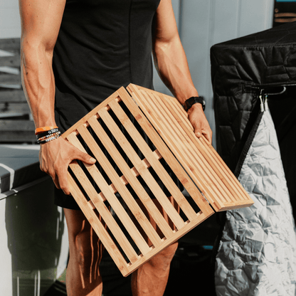 SAUNABOX Bamboo Foldable Sauna Mat