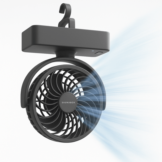 SaunaBox® Flow - Dual Purpose Fan - Grit Grind Strength