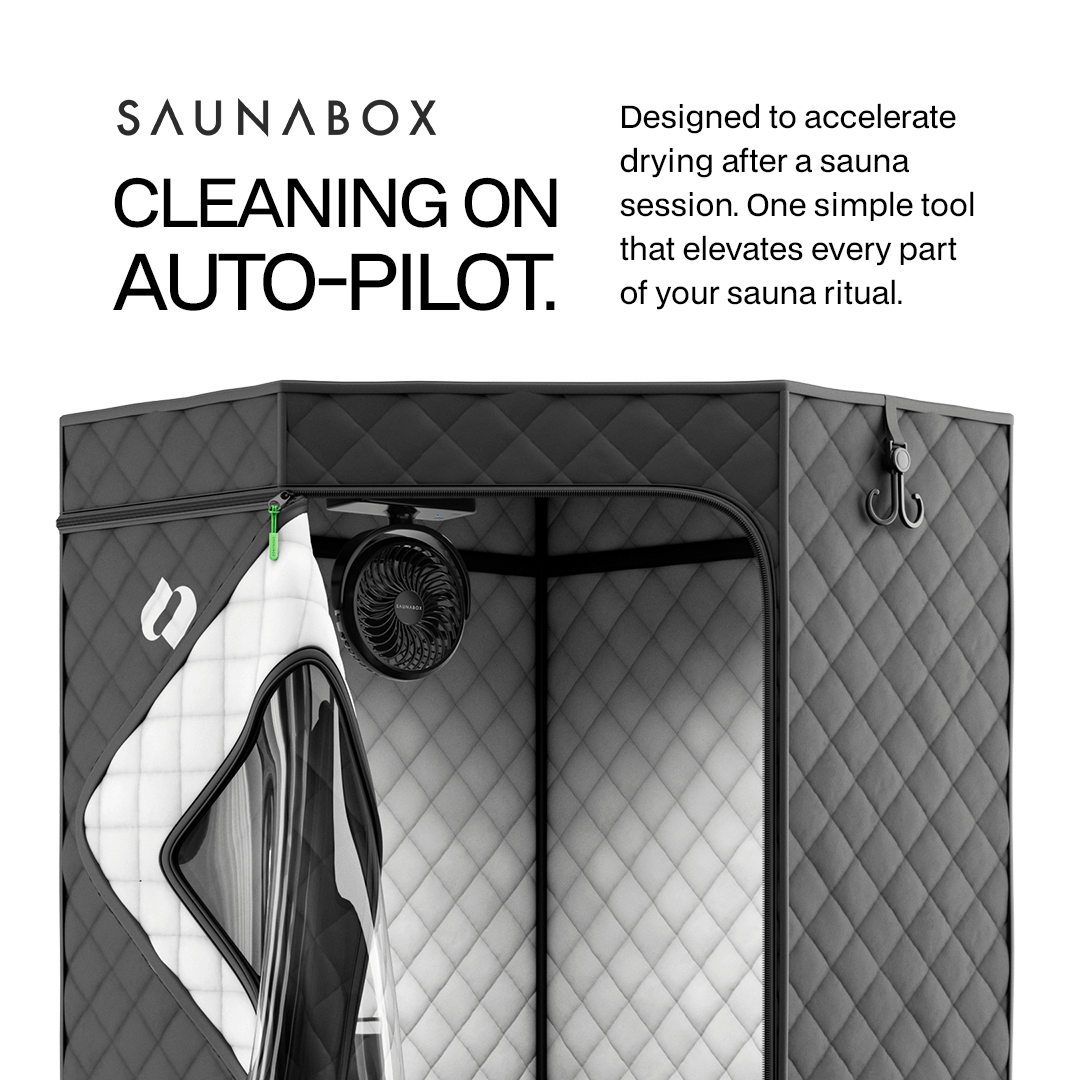SaunaBox® Flow - Dual Purpose Fan - Grit Grind Strength
