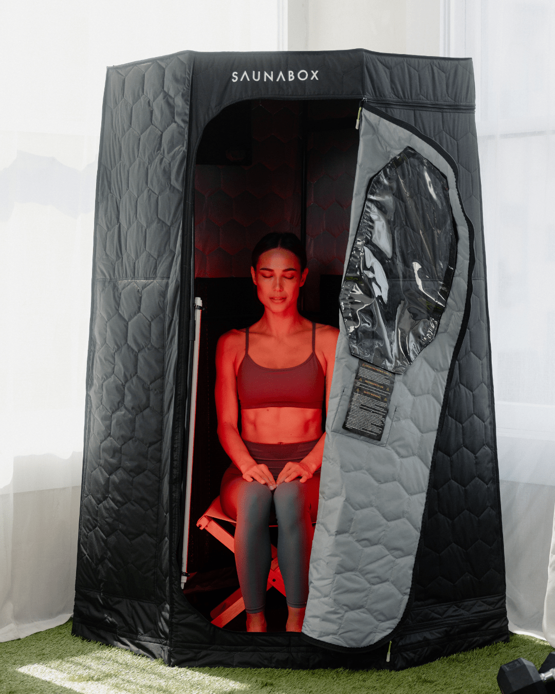 SAUNABOX SaunaBox® Pulse: Infrared Sauna with Red-light Therapy