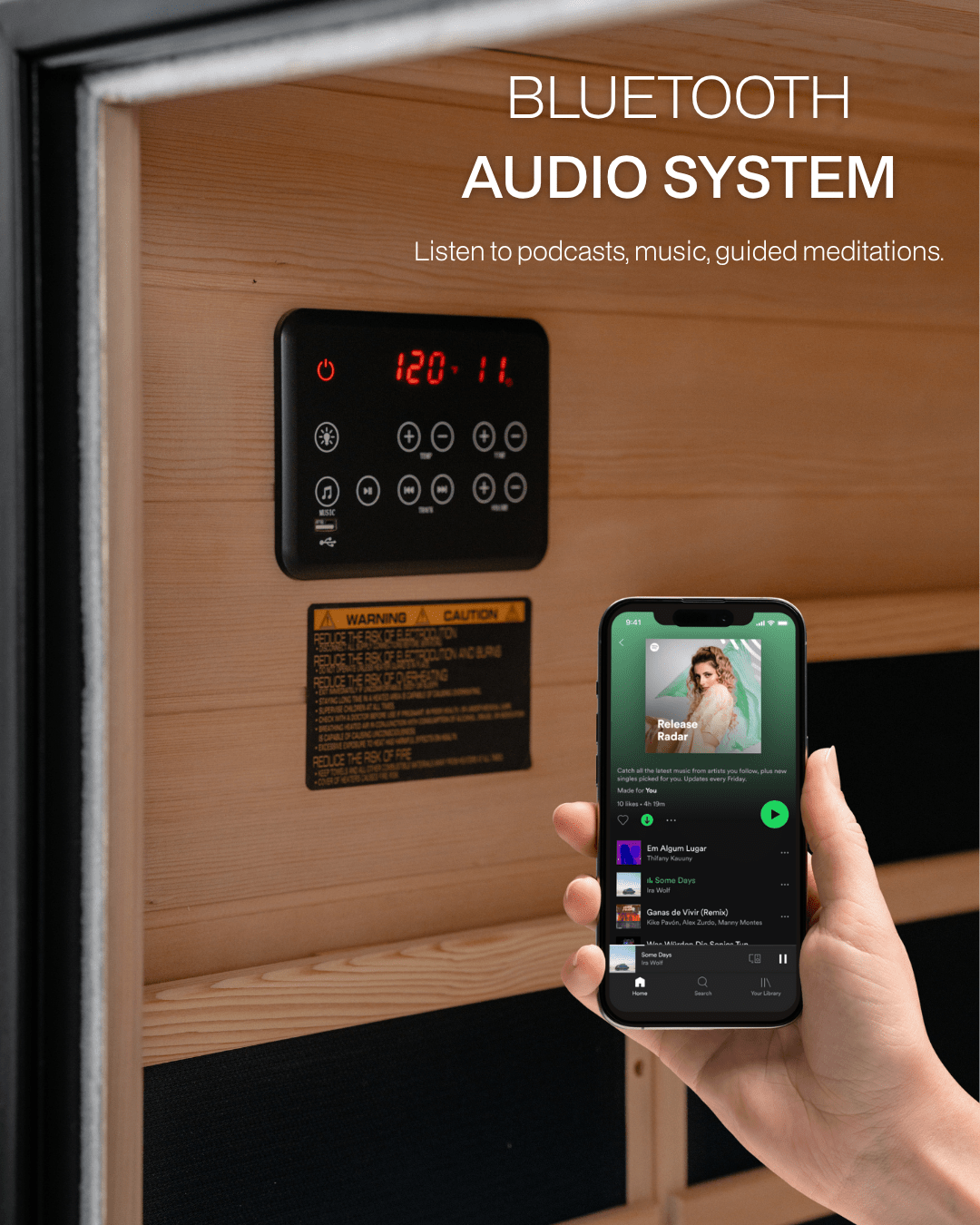 SAUNABOX SaunaBox® Solara: Full Spectrum Infrared Sauna