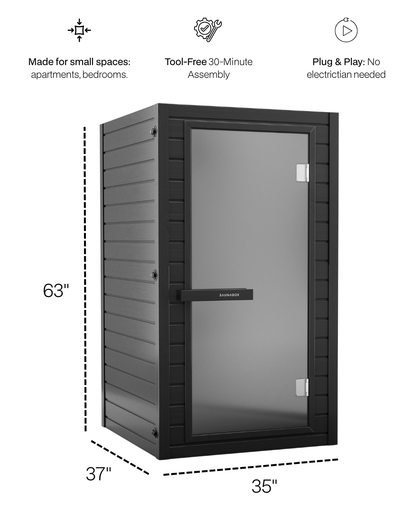 SAUNABOX SaunaBox® Solara: Full Spectrum Infrared Sauna