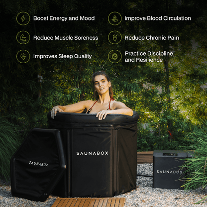 SAUNABOX Ultimate Recovery Bundle Pro: SAUNABOX® + PlungeBox Pro