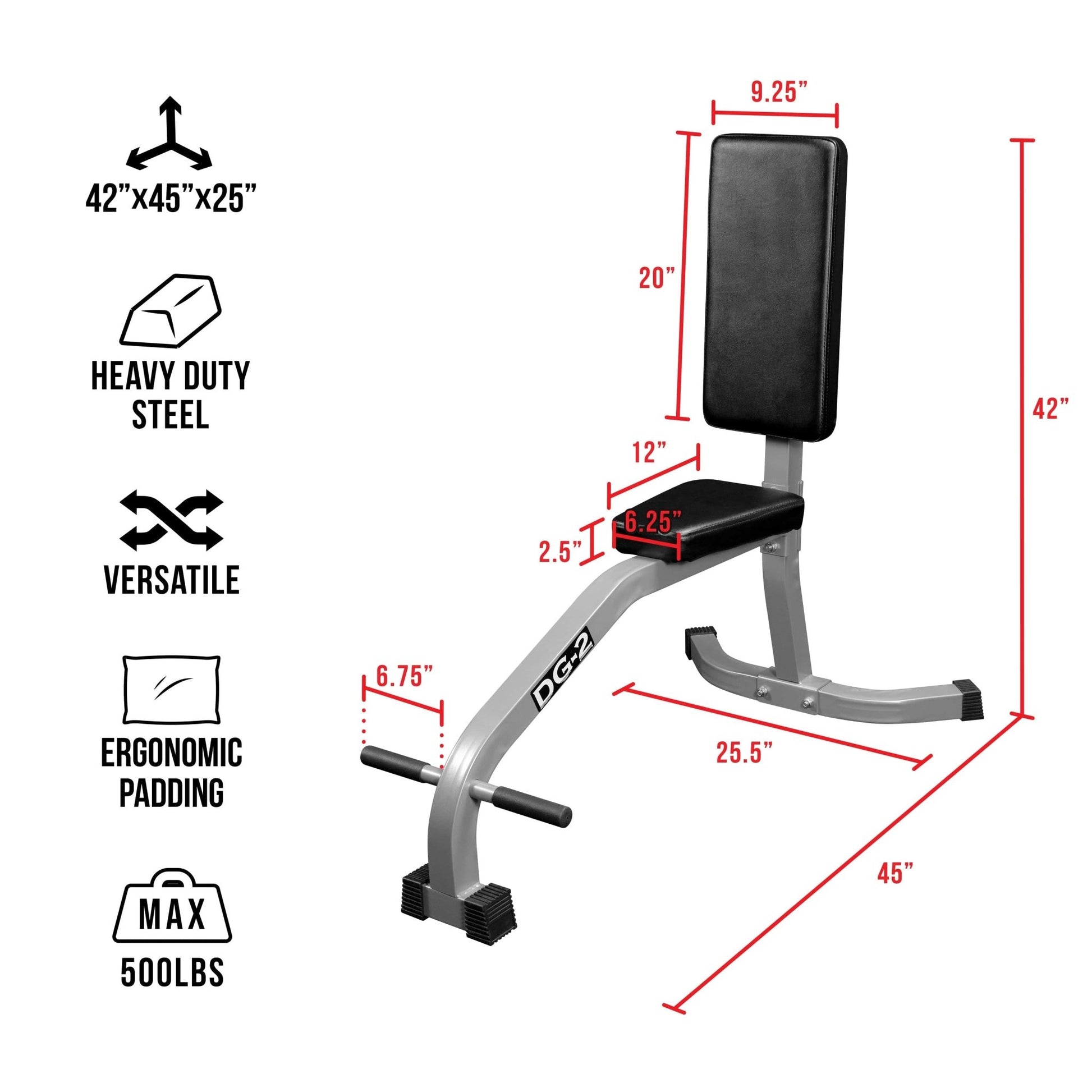 Seated Upright Stationary Benches - Grit Grind Strength