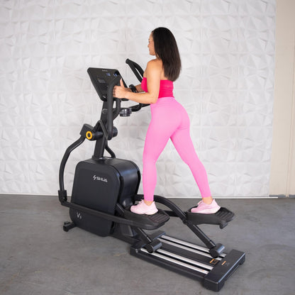 Self Powered Commercial Cross Trainer - Elliptical - Muscle D Fitness - Durable Commercial - Grade Cross Trainer Elliptical - Grit Grind Strength