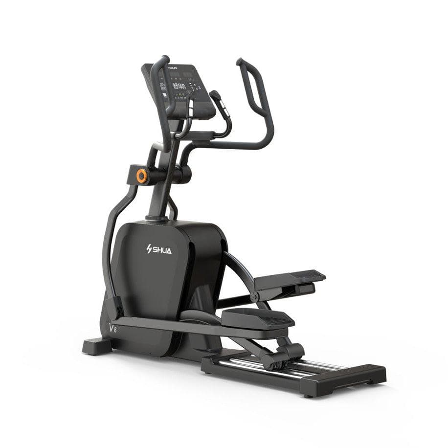 Self Powered Commercial Cross Trainer - Elliptical - Muscle D Fitness - Durable Commercial - Grade Cross Trainer Elliptical - Grit Grind Strength