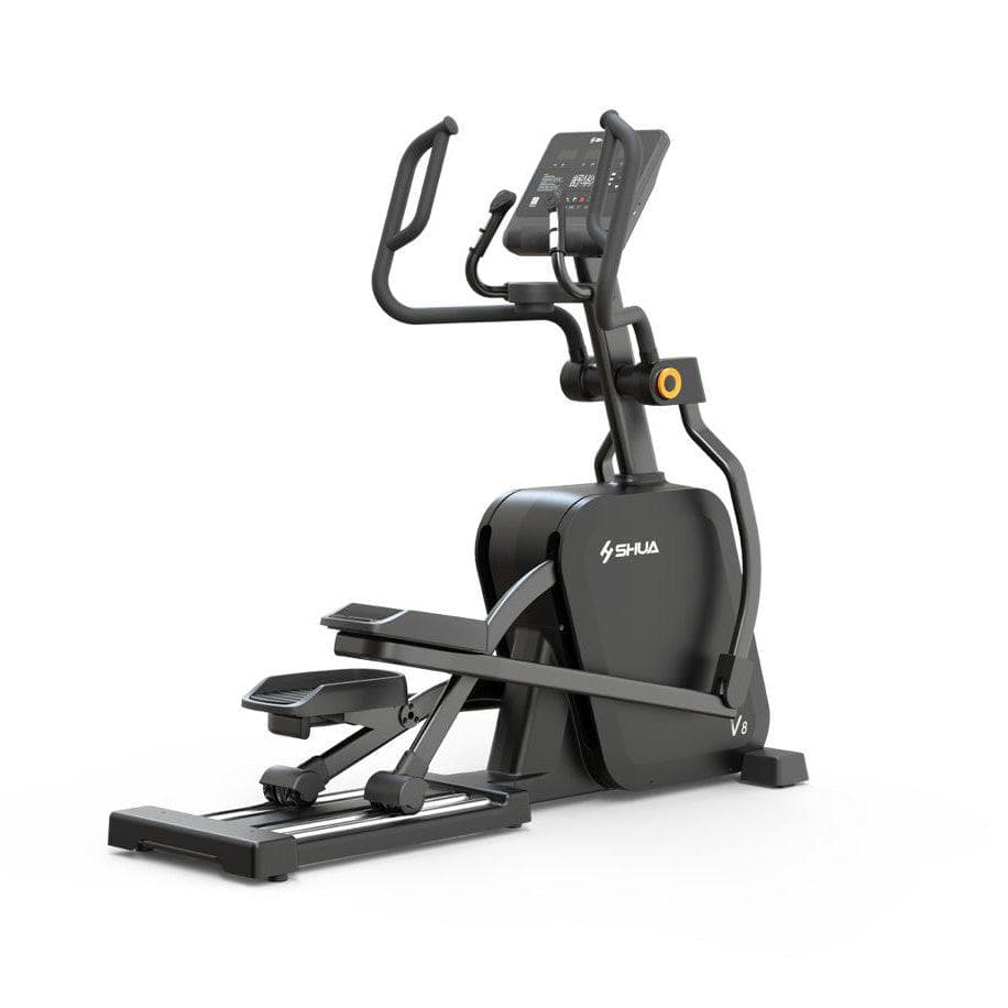 Self Powered Commercial Cross Trainer - Elliptical - Muscle D Fitness - Durable Commercial - Grade Cross Trainer Elliptical - Grit Grind Strength