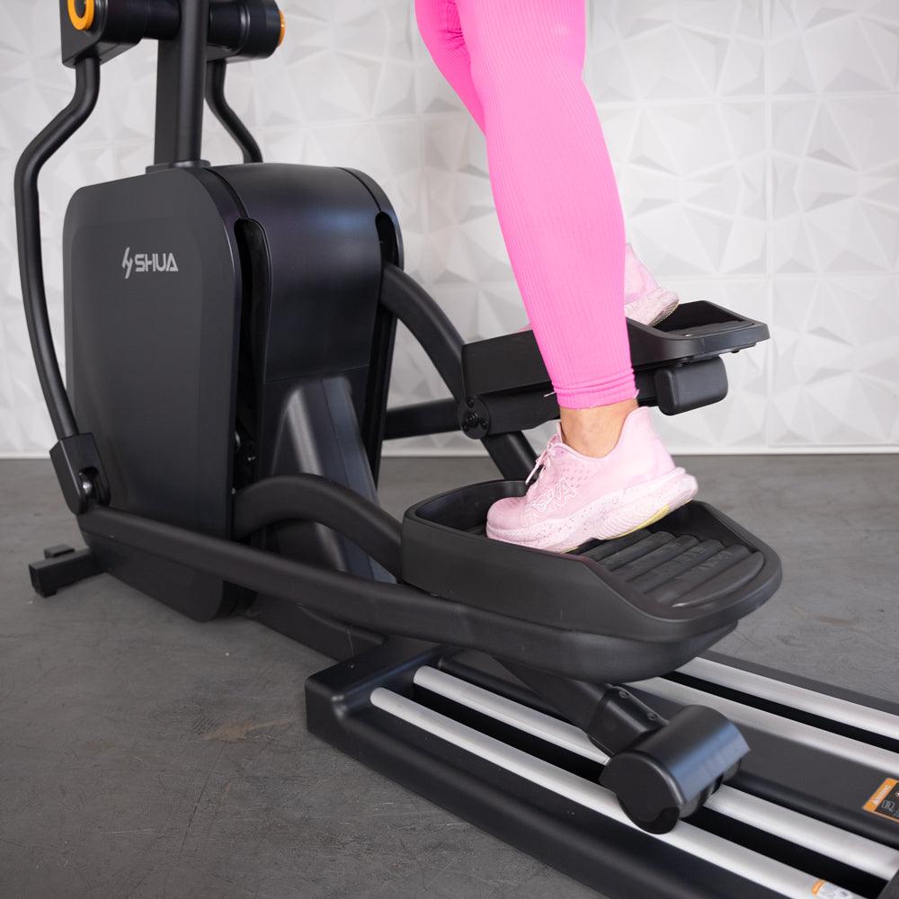Self Powered Commercial Cross Trainer - Elliptical - Muscle D Fitness - Durable Commercial - Grade Cross Trainer Elliptical - Grit Grind Strength