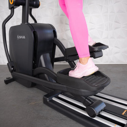 Self Powered Commercial Cross Trainer - Elliptical - Muscle D Fitness - Durable Commercial - Grade Cross Trainer Elliptical - Grit Grind Strength