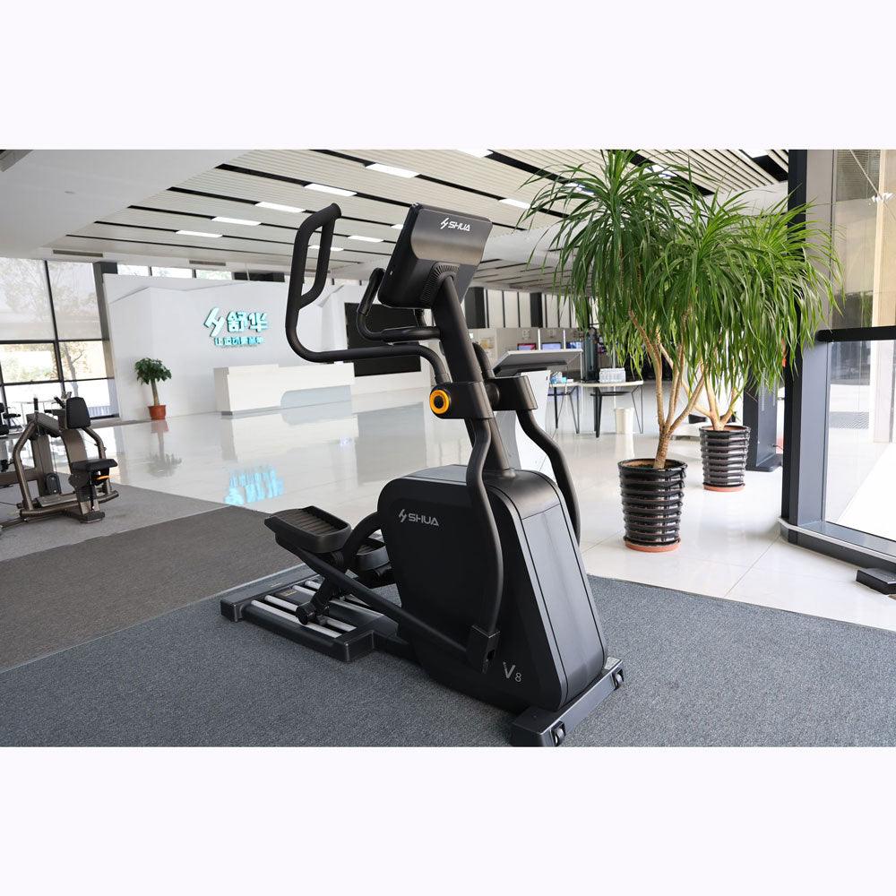 Self Powered Commercial Cross Trainer - Elliptical - Muscle D Fitness - Durable Commercial - Grade Cross Trainer Elliptical - Grit Grind Strength
