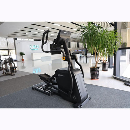 Self Powered Commercial Cross Trainer - Elliptical - Muscle D Fitness - Durable Commercial - Grade Cross Trainer Elliptical - Grit Grind Strength
