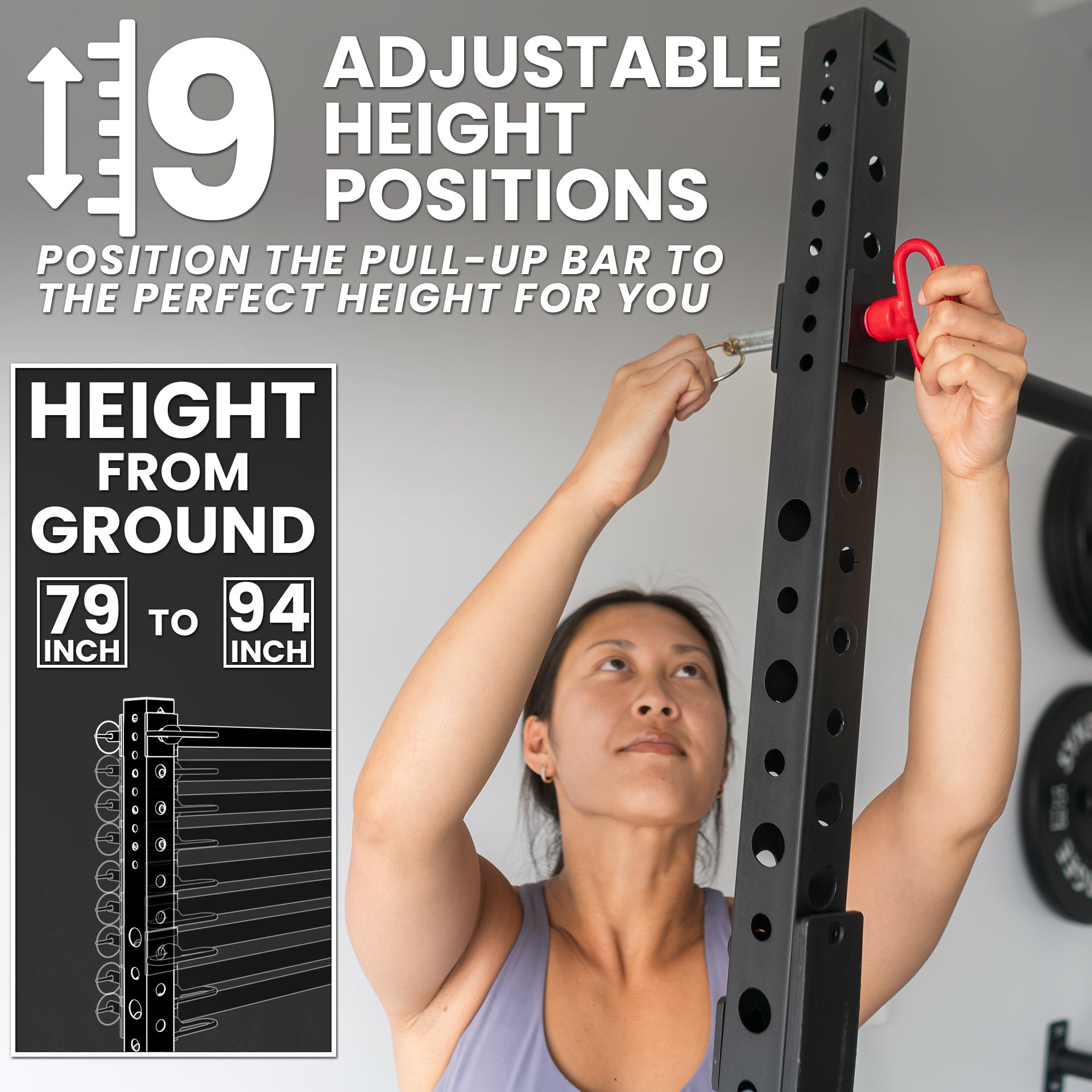 Synergee 2200 Series Squat Rack - Grit Grind Strength