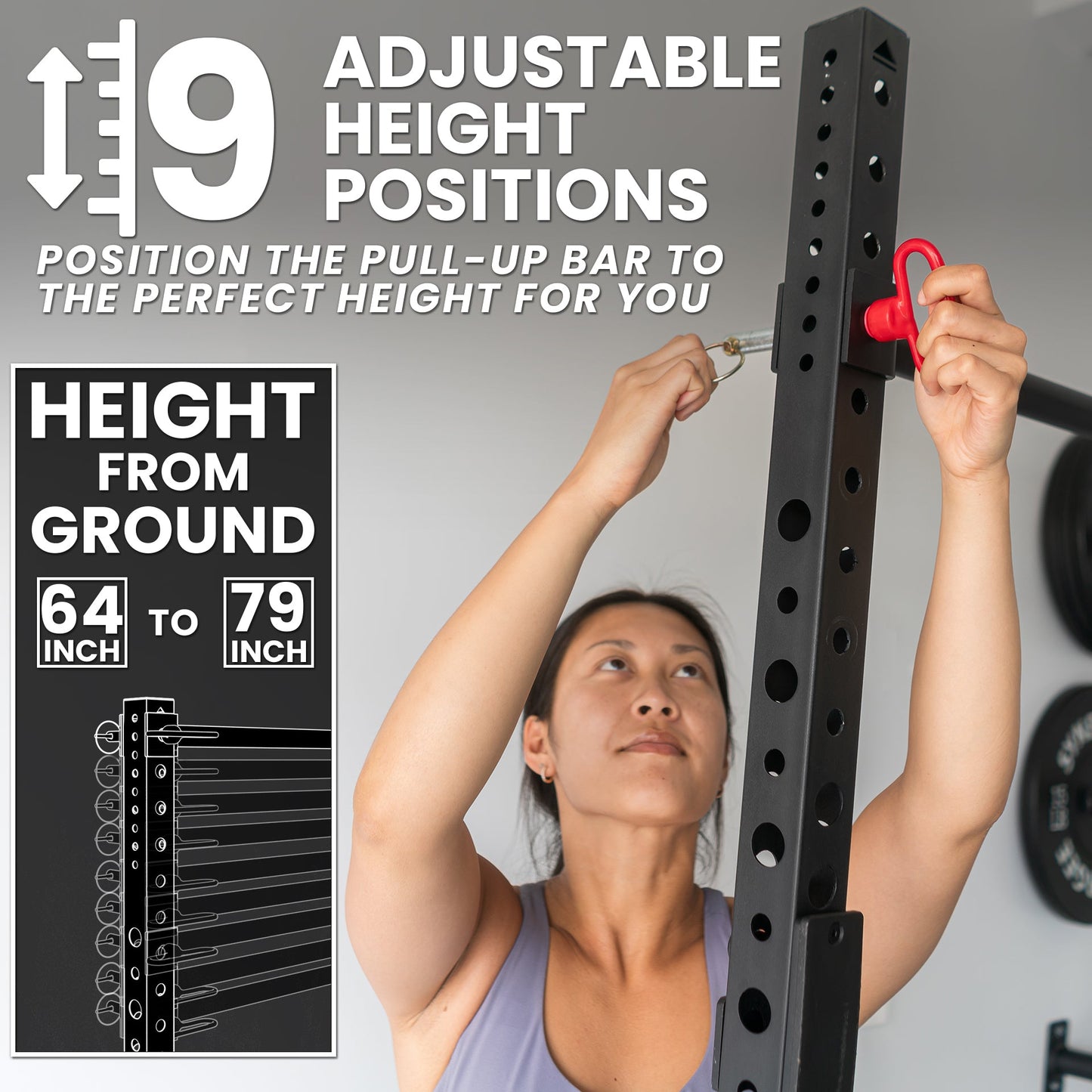 Synergee 2200 Series Squat Rack - Grit Grind Strength