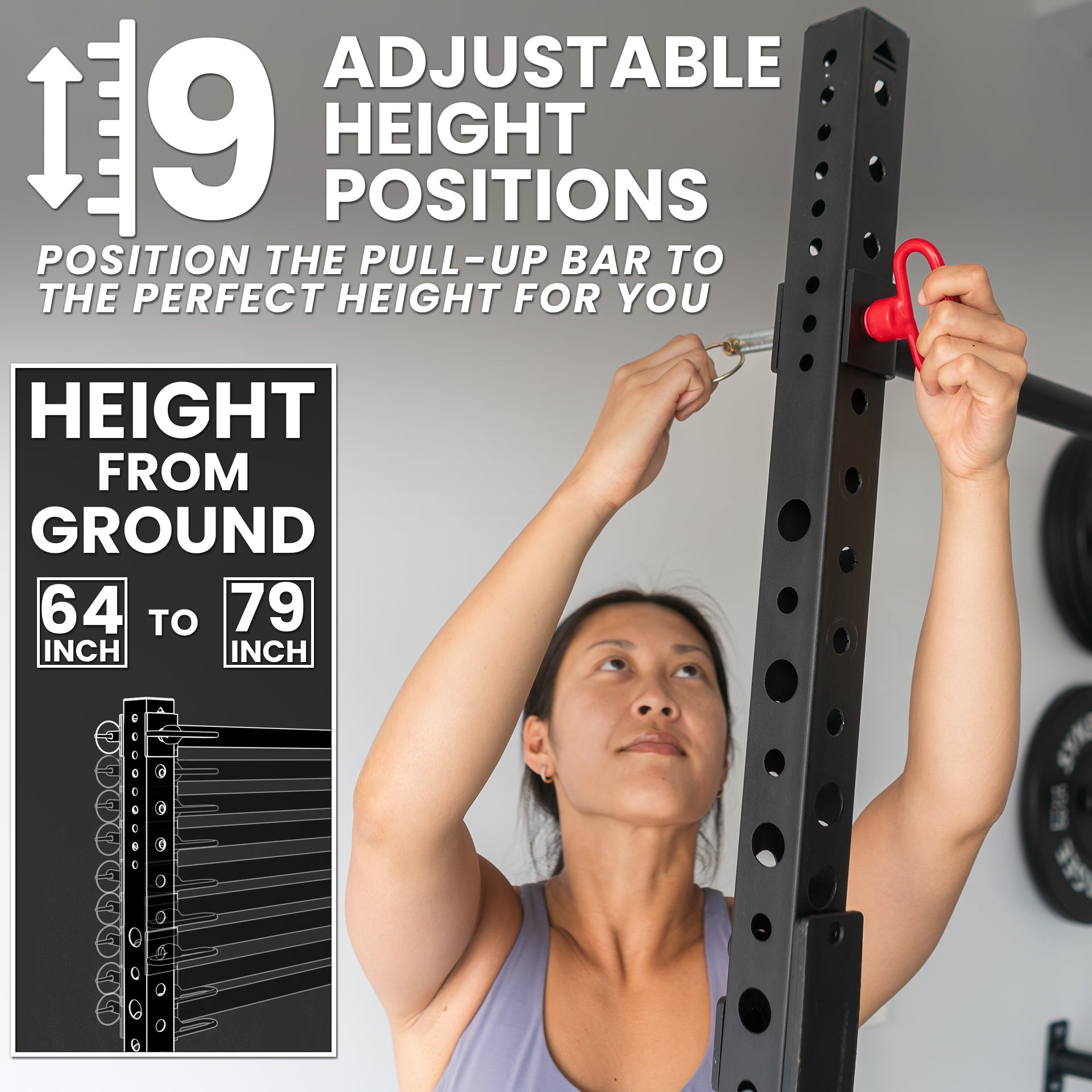 Synergee 2200 Series Squat Rack - Grit Grind Strength