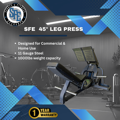 SFE 45 Degree Leg Press (New) - Grit Grind Strength