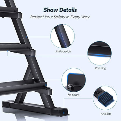 SFE 48" 3 Tier Dumbbell Rack - Grit Grind Strength