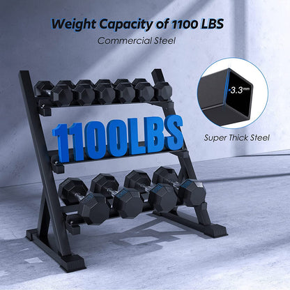 SFE 48" 3 Tier Dumbbell Rack - Grit Grind Strength