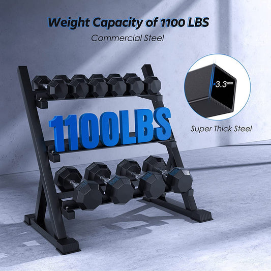 SFE 48" 3 Tier Dumbbell Rack - Grit Grind Strength