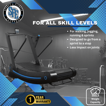 SFE Air Runner Pro Curved Treadmill (NEW) - Grit Grind Strength