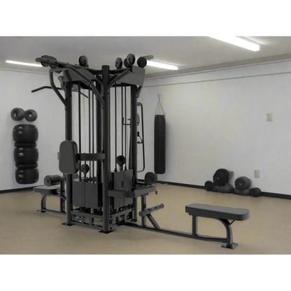 SFE Commercial 4 Station Jungle Gym Machine with (4) Weight Stacks (New) - Grit Grind Strength
