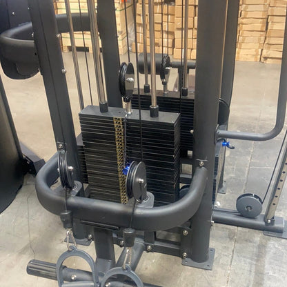 SFE Commercial 4 Station Jungle Gym Machine with (4) Weight Stacks (New) - Grit Grind Strength