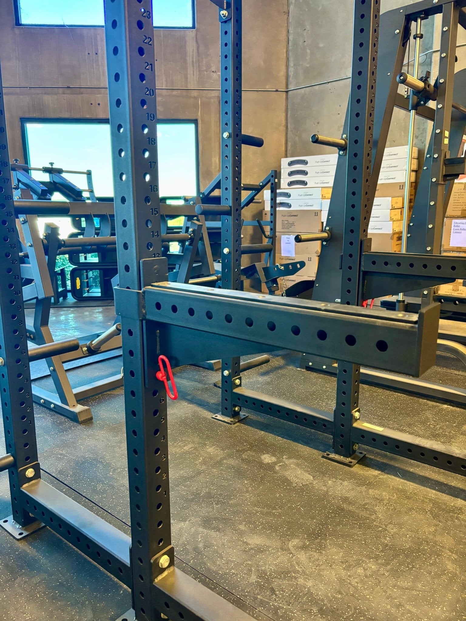 SFE Commercial Full Power Rack (Squat Rack) with Weight Storage (New) - Grit Grind Strength