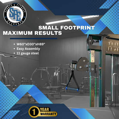 SFE Commercial Functional Trainer with 250lb weight stacks (New) - Grit Grind Strength