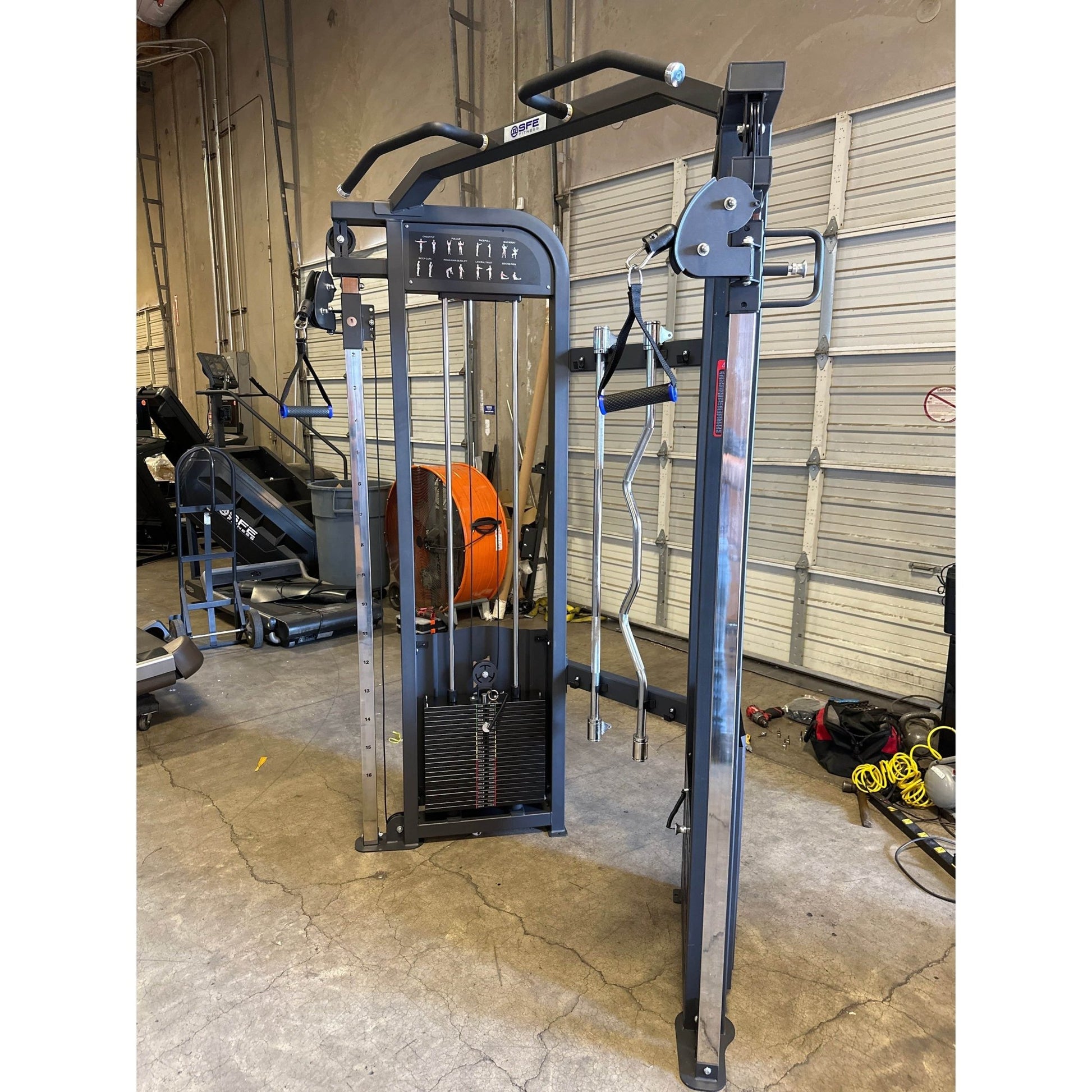 SFE Commercial Functional Trainer with 250lb weight stacks (New) - Grit Grind Strength