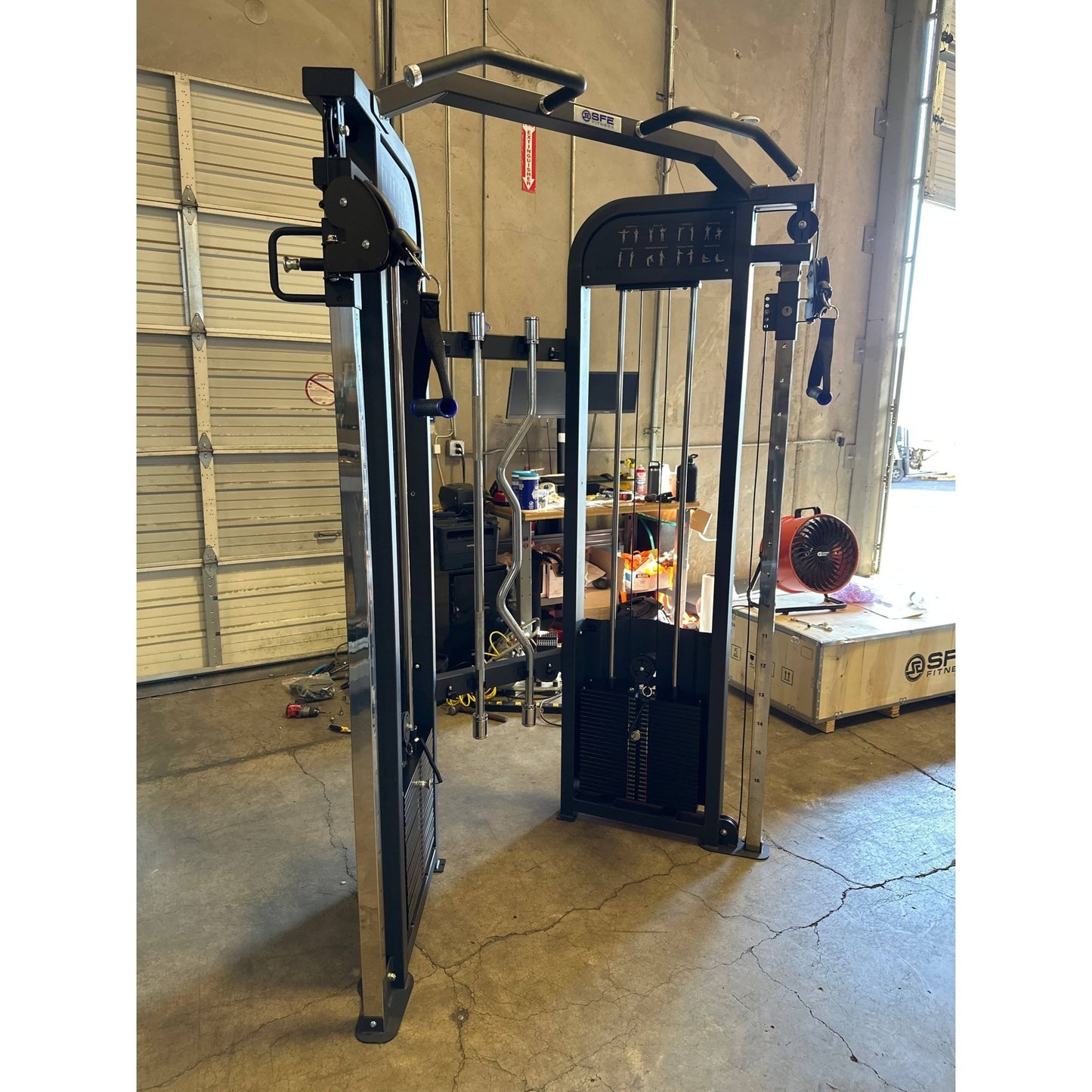 SFE Commercial Functional Trainer with 250lb weight stacks (New) - Grit Grind Strength